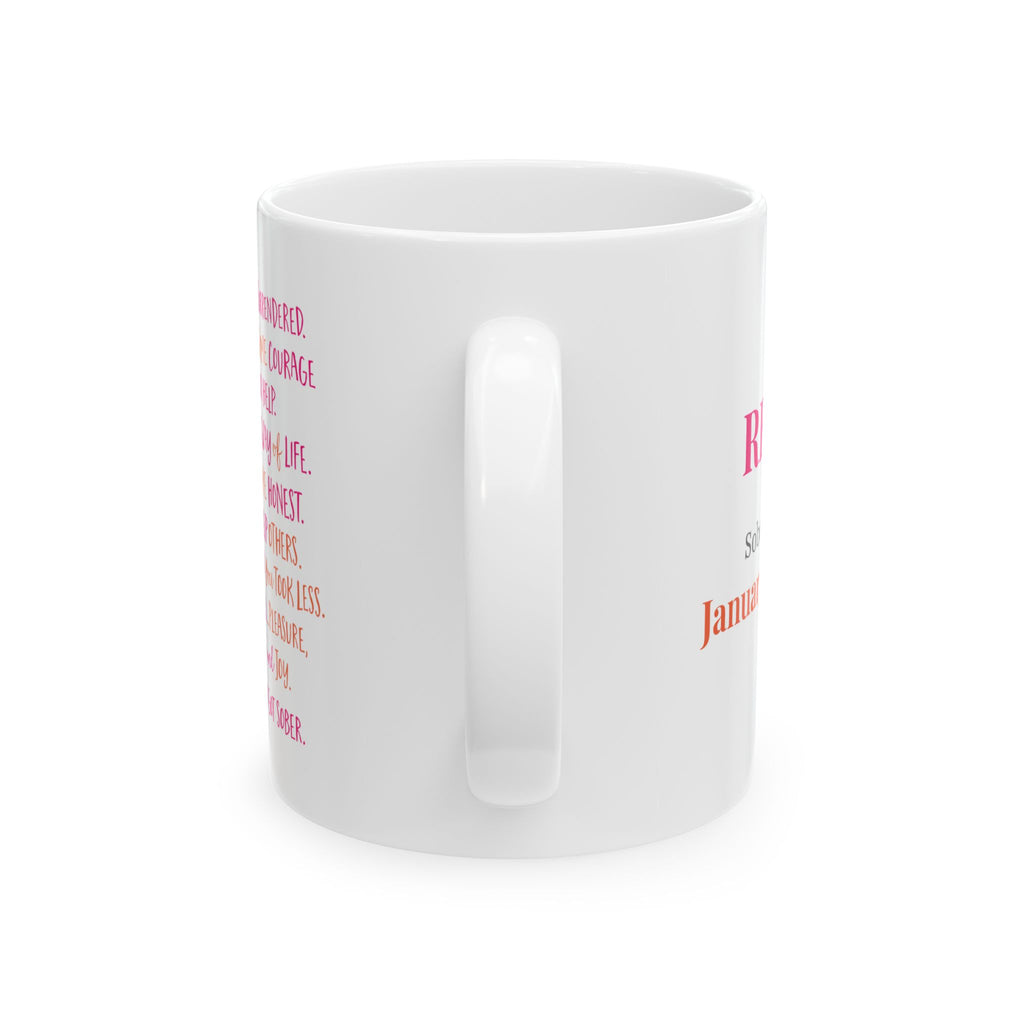 Personalized On This Day You Got Sober Sobriety Poem Mug