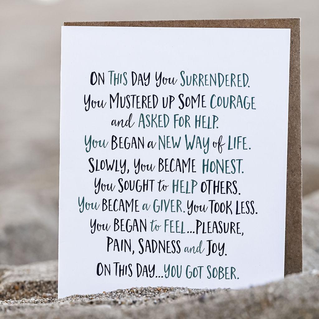 On This Day Card