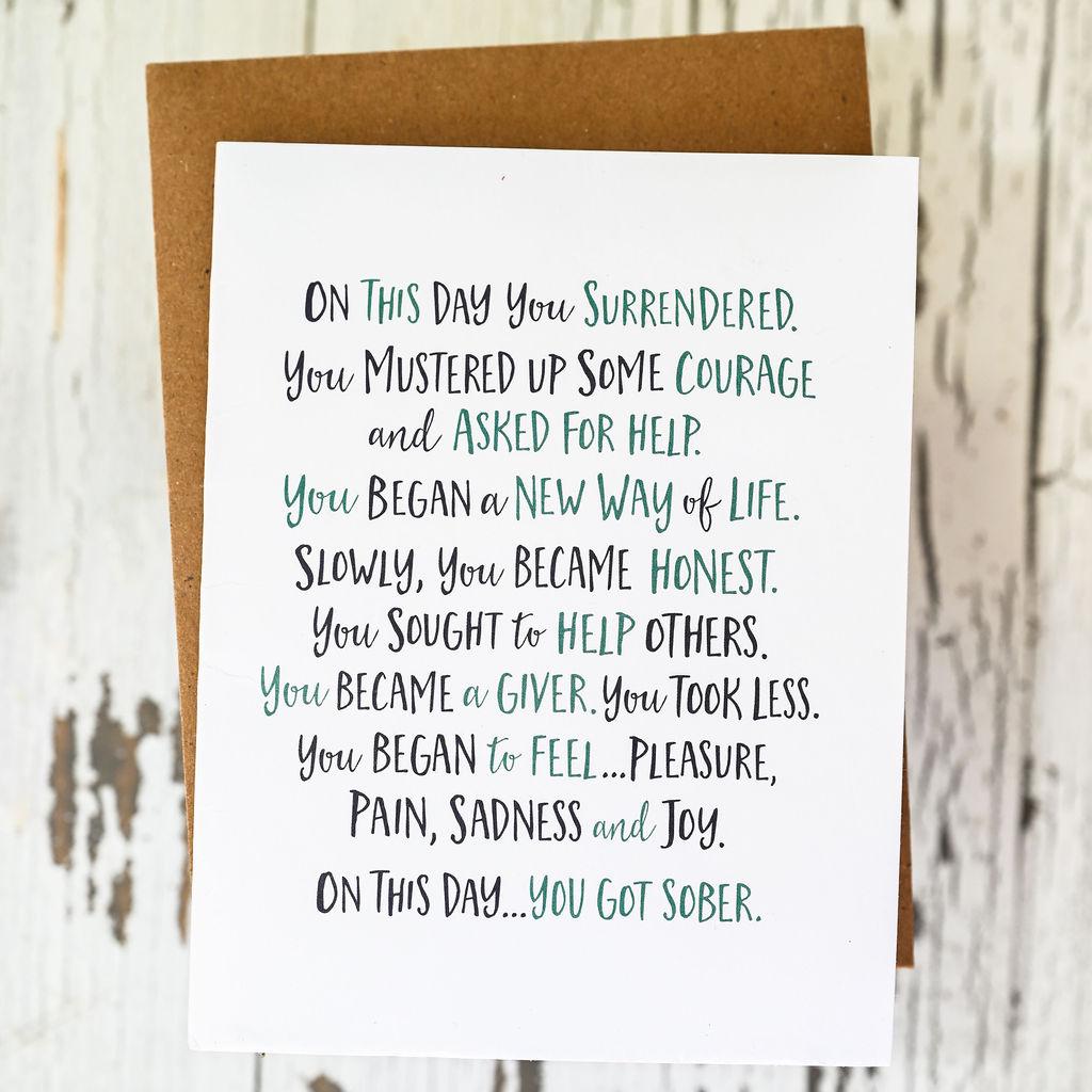 On This Day Card